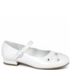DUBARRY GIRLS STRAP COMMUNION SHOE - WHITE PATENT
